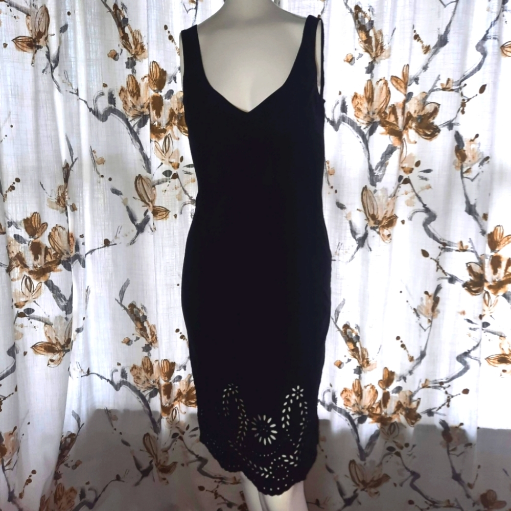DKNY Sexy Little Black Dress Midi Size 2